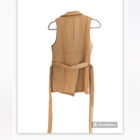 Shein Lune double breasted Vest overcoat size extra small. NWT - Picture 5 of 14